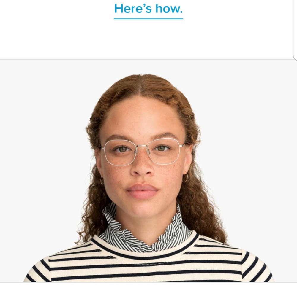 Warby Parker wilcox glasses in silver